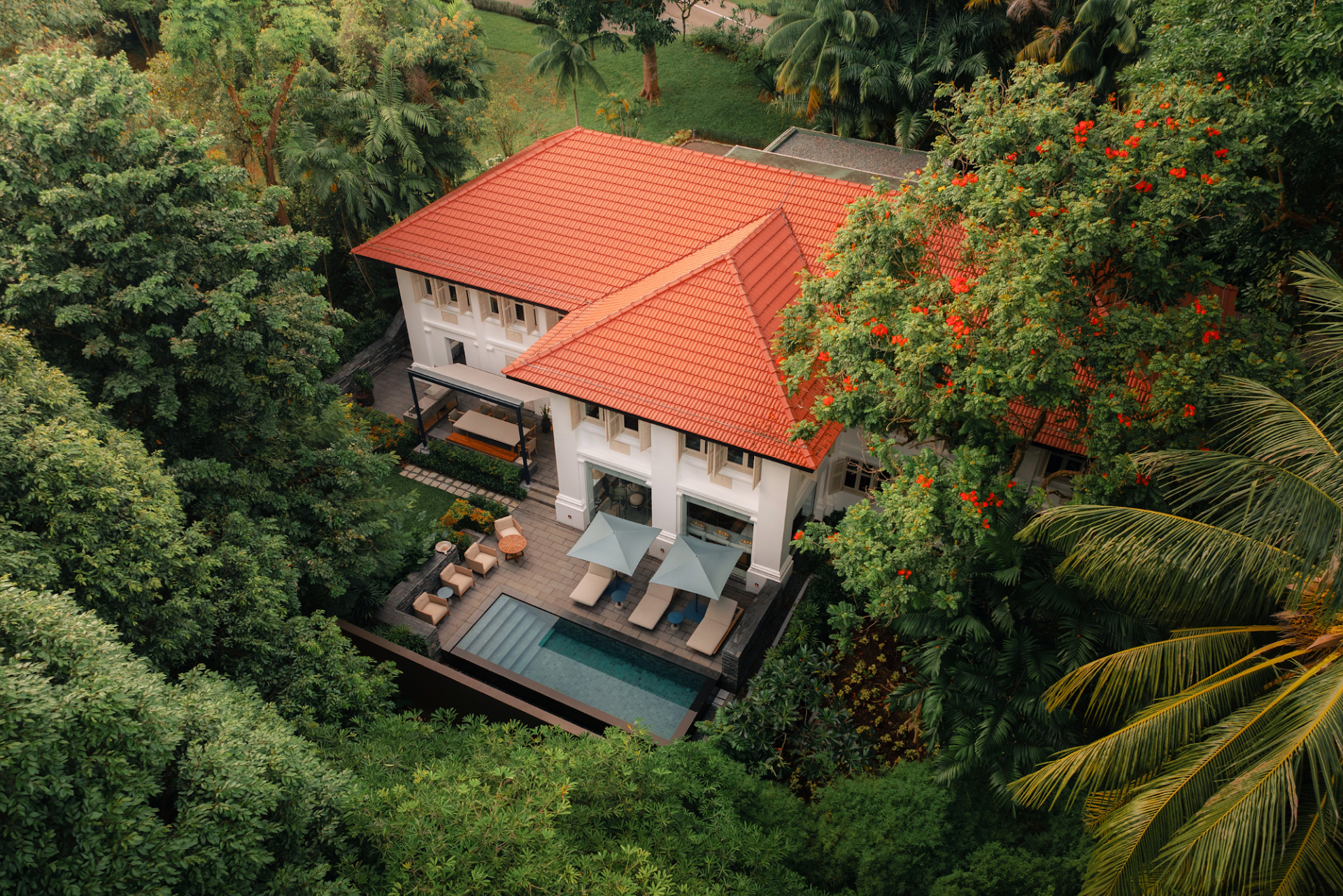 Capella Singapore : le palace colonial caché derrière la forêt de Sentosa